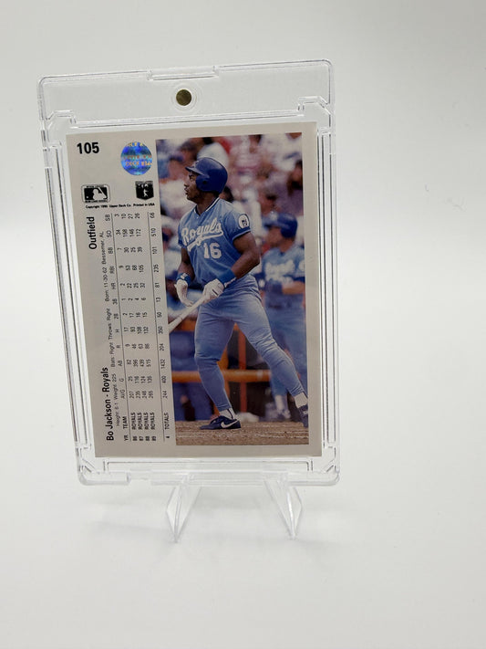 1990 Upper Deck Bo Jackson Kansas City Royals #105 Baseball Card