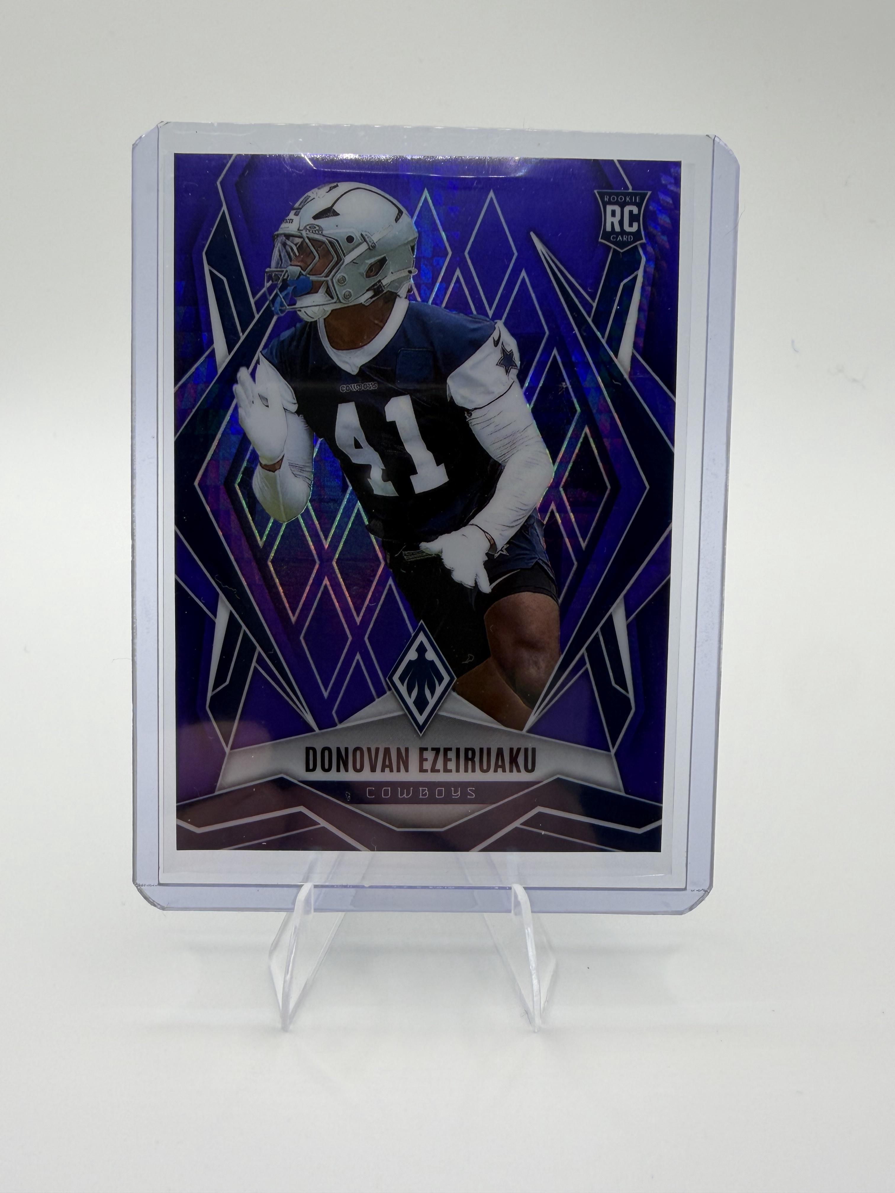 2025 Panini Phoenix Donovan Ezeiruaku Card RC Dallas Cowboys #209 #/249