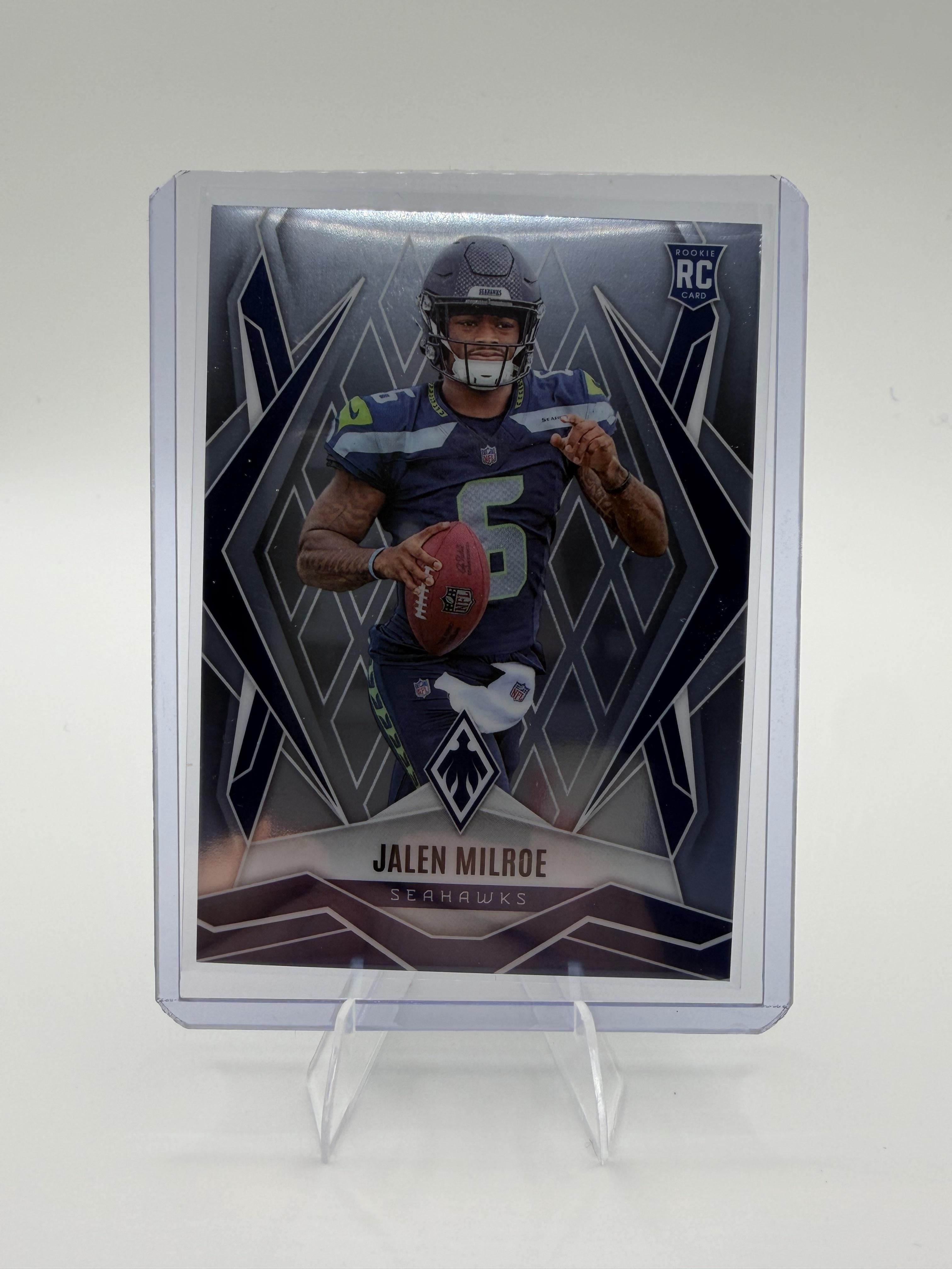 2025 Panini Phoenix Jalen Milroe Card RC Seattle Seahawks #151