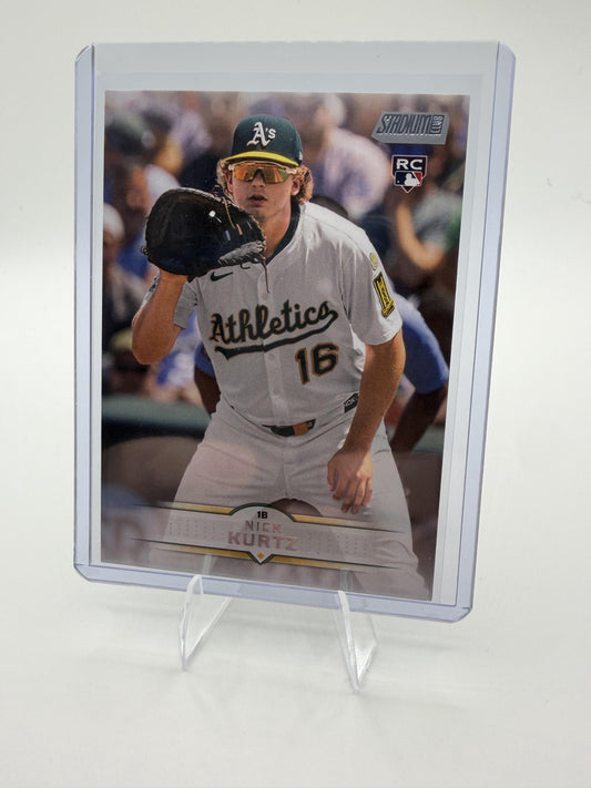 2025 Topps Stadium Club Nick Kurtz RC #9 Oakland Athletics Rookie Card
