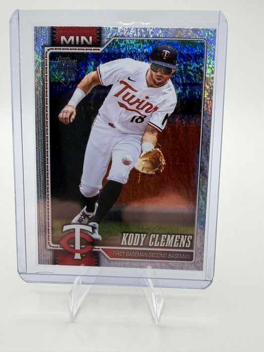 2026 Topps Kody Clemens Card Sandglitter Minnesota Twins #85