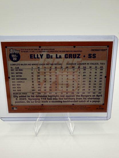 2026 Topps Elly De La Cruz Card 1991 Topps Baseball 35th Anniversary Series 1