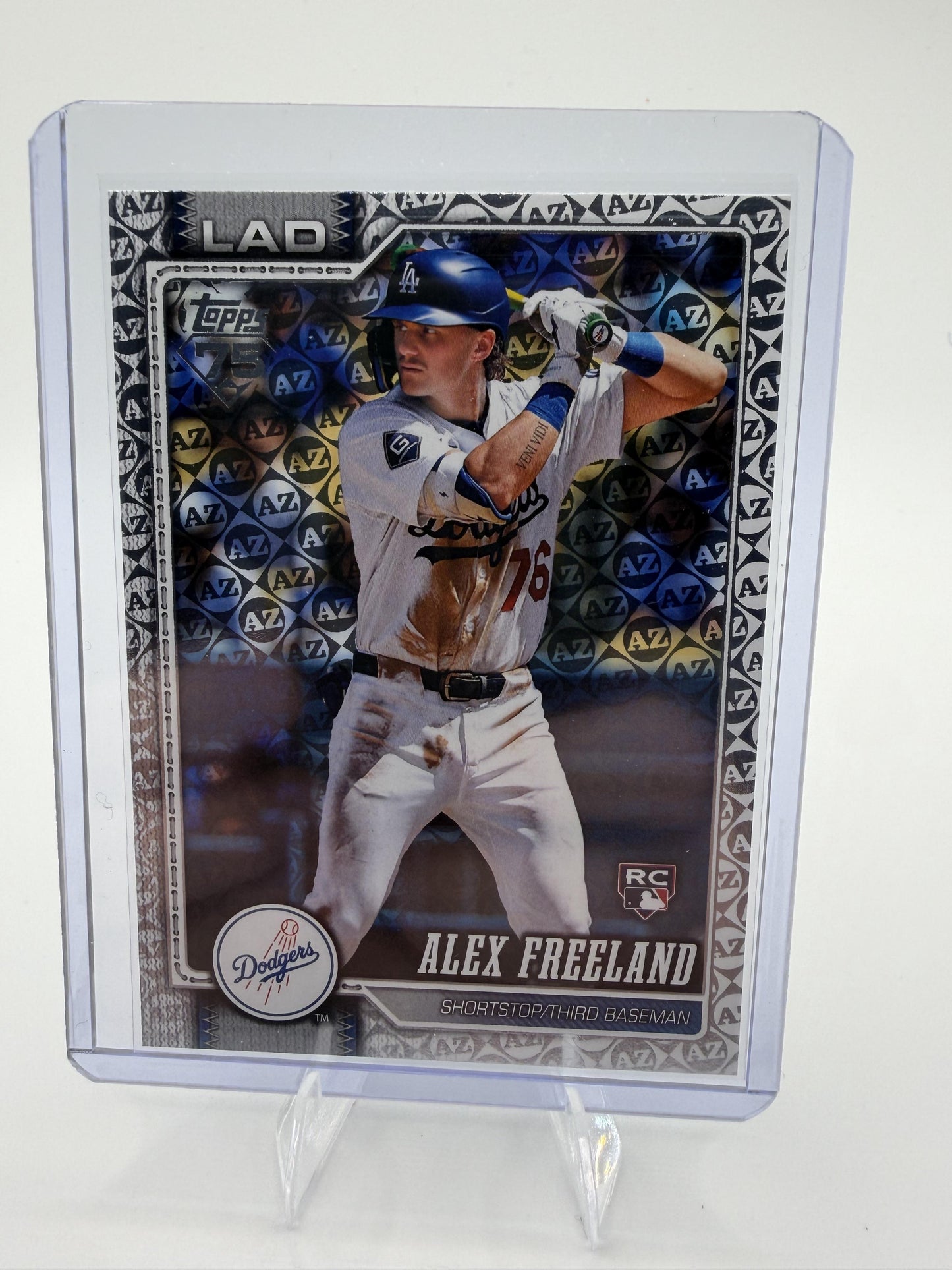 2026 Topps Alex Freeland Card Spring Training Los Angeles Dodgers #74