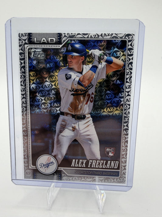 2026 Topps Alex Freeland Card Spring Training Los Angeles Dodgers #74