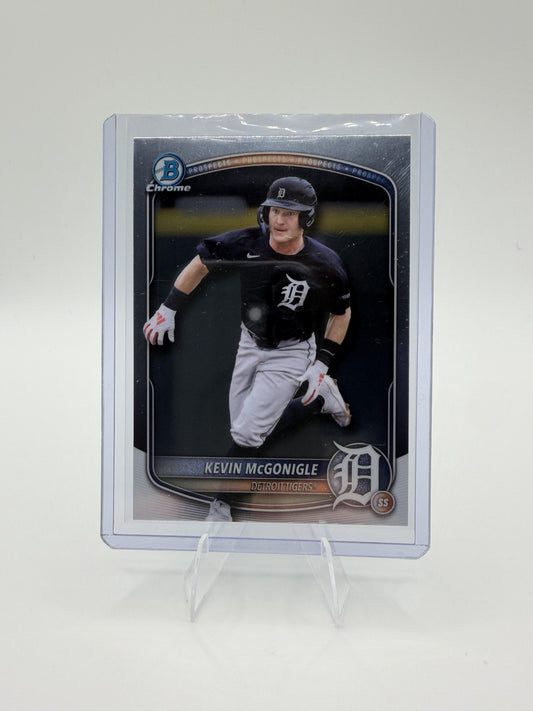 2025 Bowman Draft Kevin McGonigle Card Chrome Detroit Tigers #BDC-59
