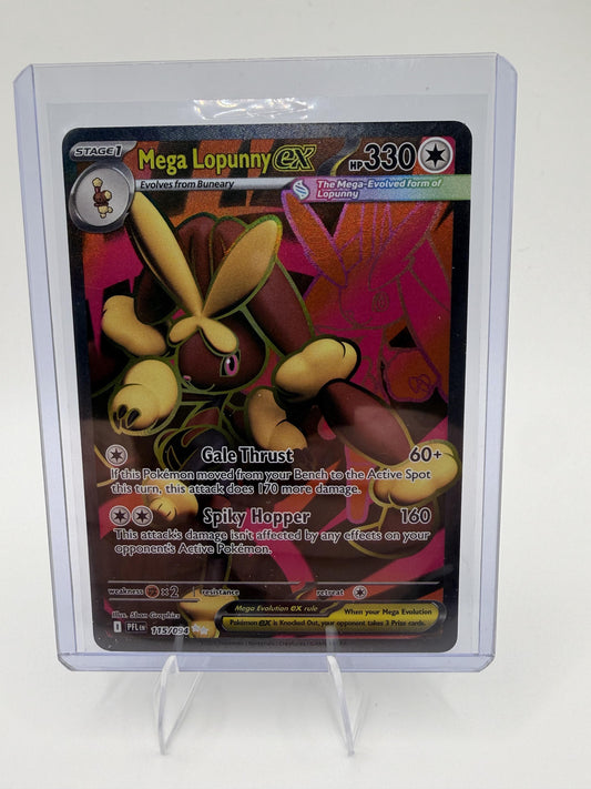 Mega Lopunny ex 115/094 SIR Phantasmal Flames Special Illustration Rare Pokemon