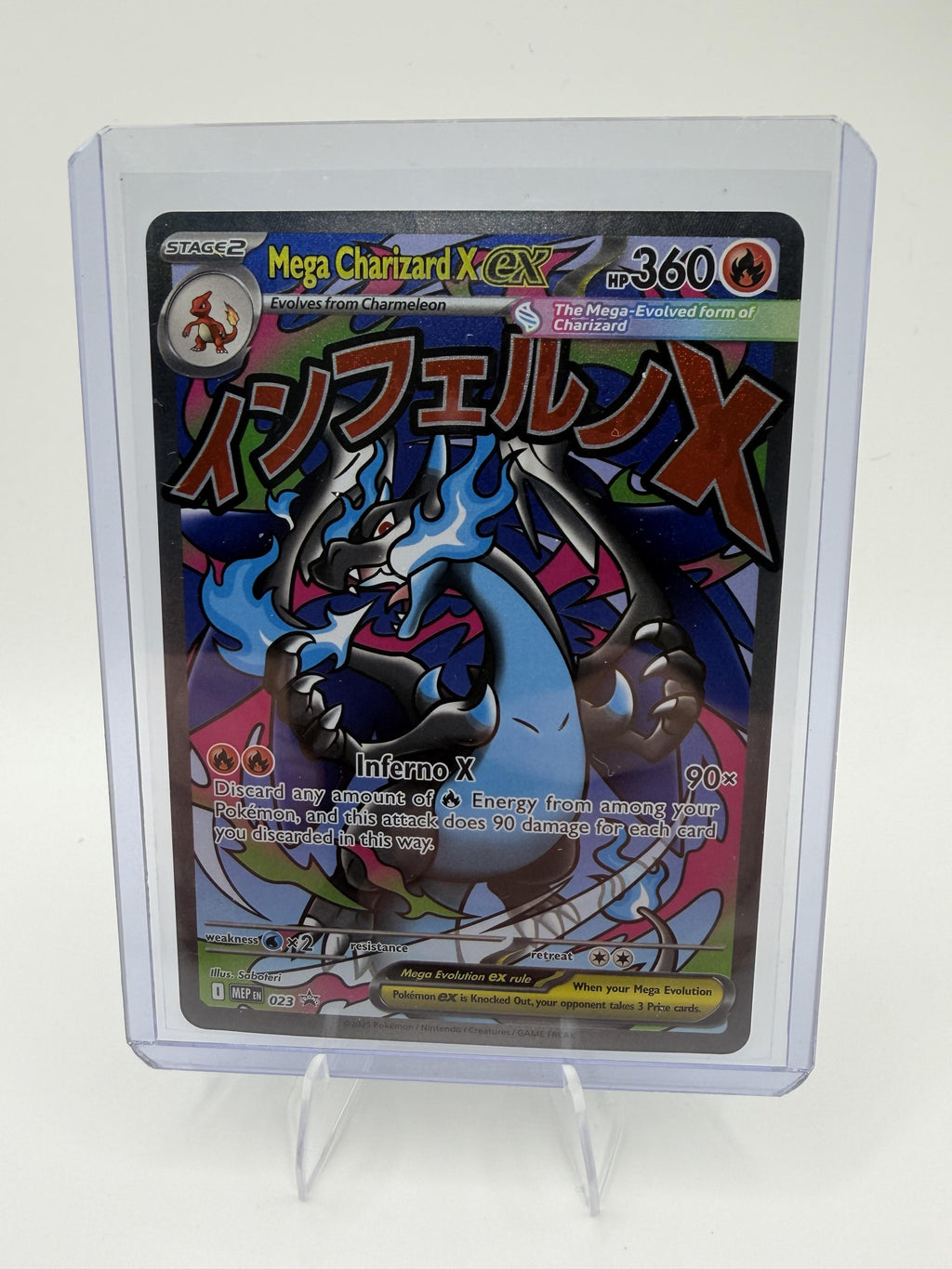 Mega Charizard X ex MEP EN 023 Ultra Premium Collection UPC Promo Pokemon Card
