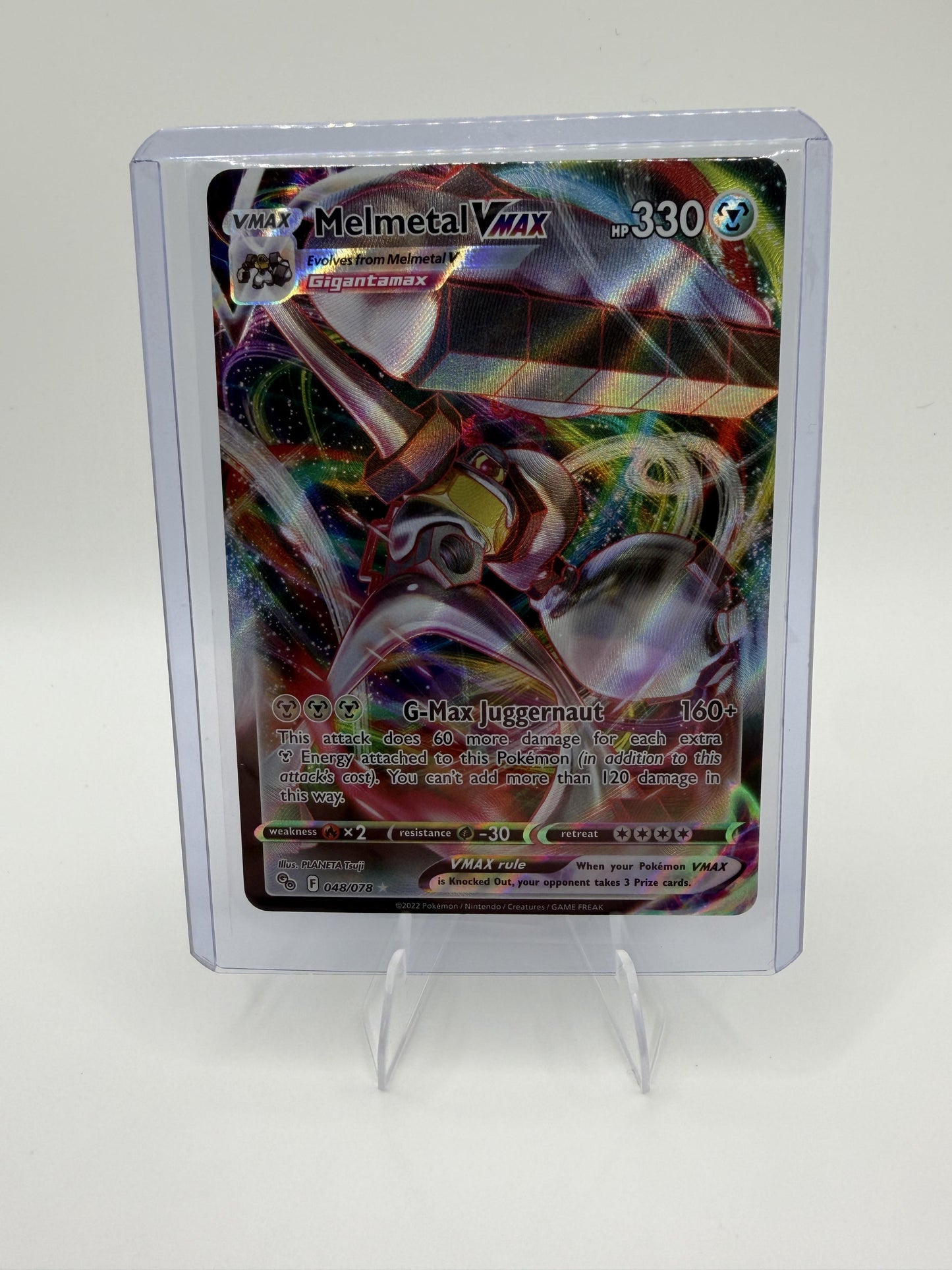 Melmetal VMAX 048/078 Pokemon GO Ultra Rare Holo Pokemon Card