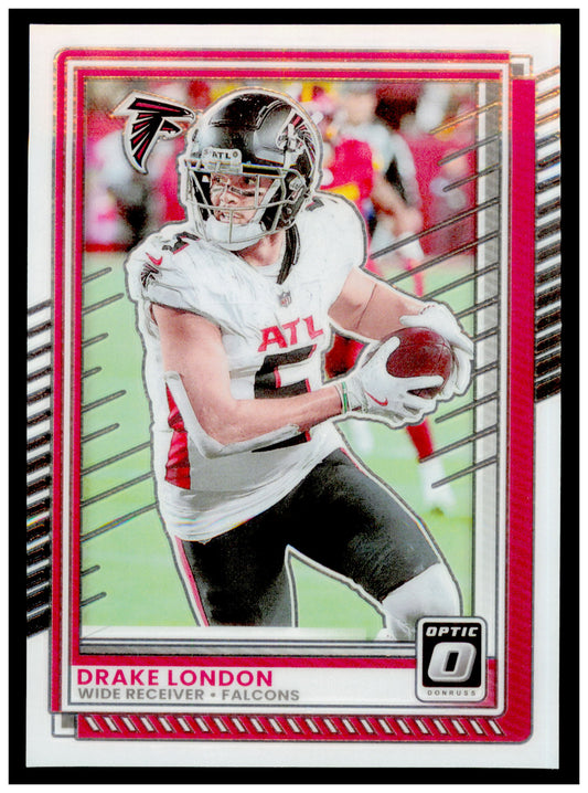 2025 Donruss Optic Drake London Card Atlanta Falcons #153