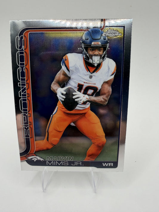 2025 Topps Chrome Marvin Mims Jr. #87 Denver Broncos WR