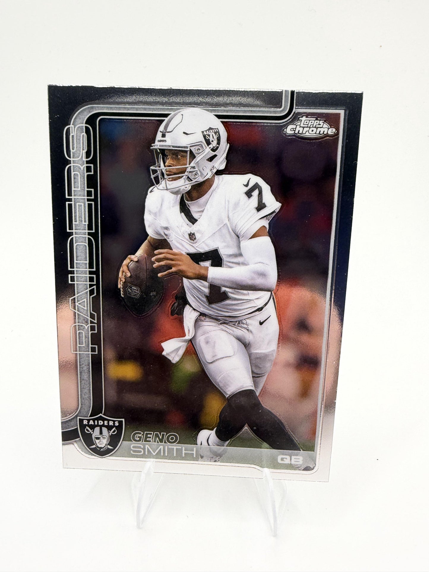 2025 Topps Chrome Geno Smith #179 Las Vegas Raiders QB