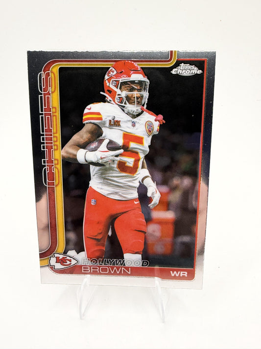 2025 Topps Chrome Hollywood Brown #146 Kansas City Chiefs WR