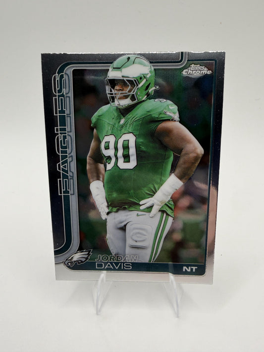 2025 Topps Chrome Jordan Davis #249 Philadelphia Eagles NT