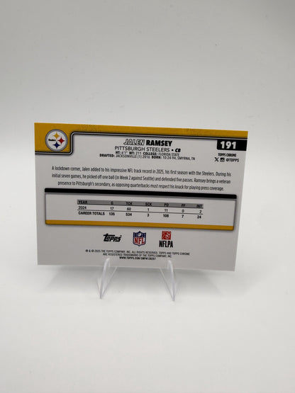 2025 Topps Chrome Jalen Ramsey #191 Pittsburgh Steelers CB
