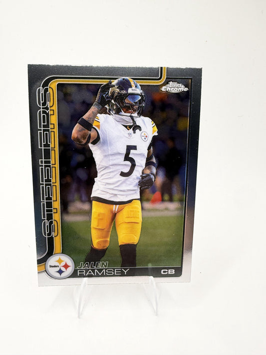 2025 Topps Chrome Jalen Ramsey #191 Pittsburgh Steelers CB