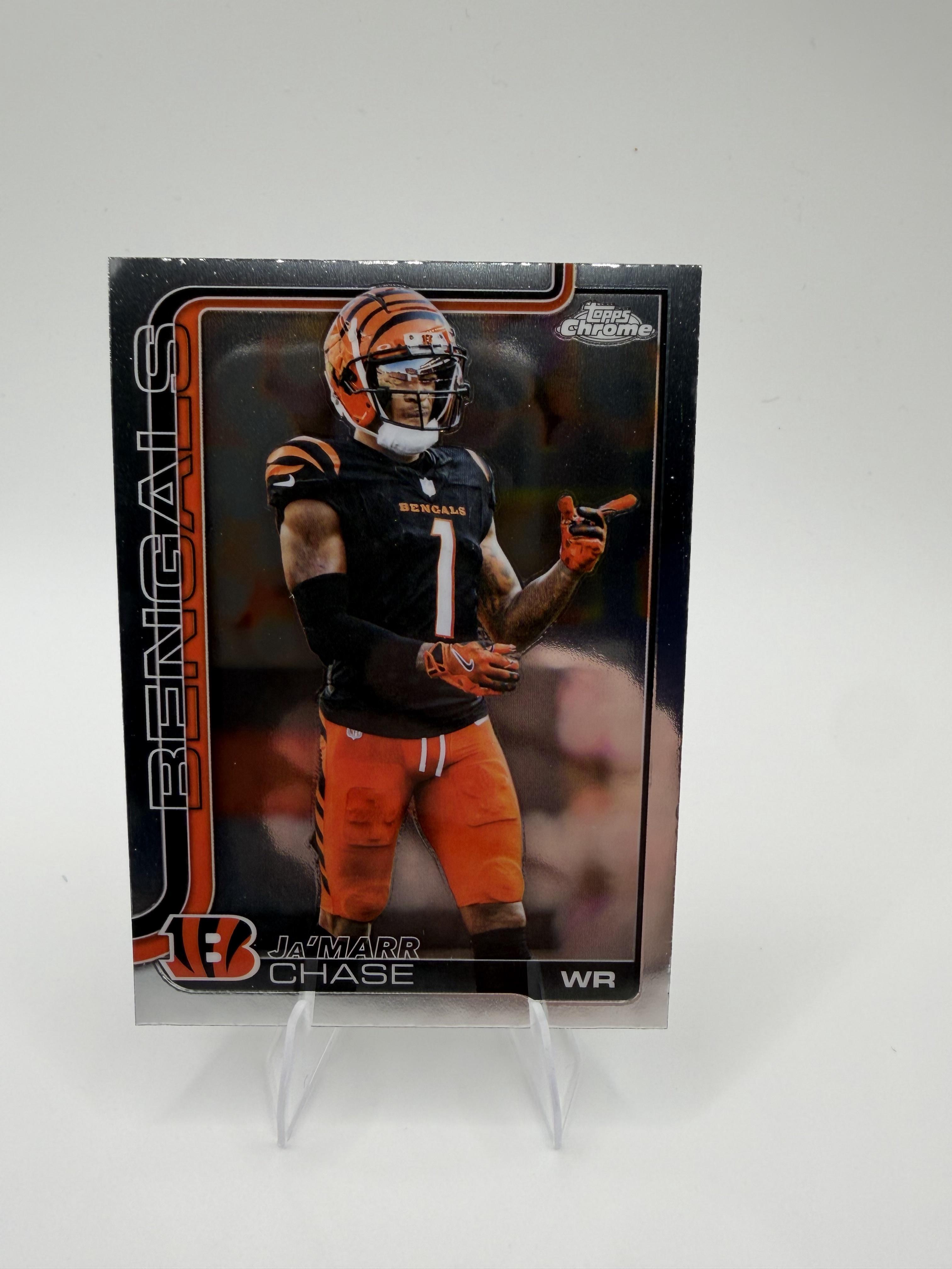 2025 Topps Chrome Ja'Marr Chase #58 Bengals WR Base Card
