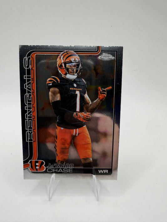 2025 Topps Chrome Ja'Marr Chase #58 Bengals WR Base Card