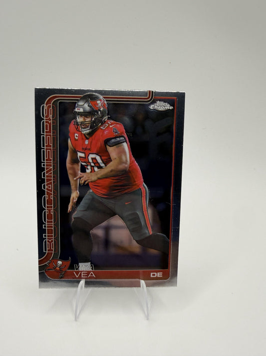 2025 Topps Chrome Vita Vea #286 Buccaneers DE Base Card