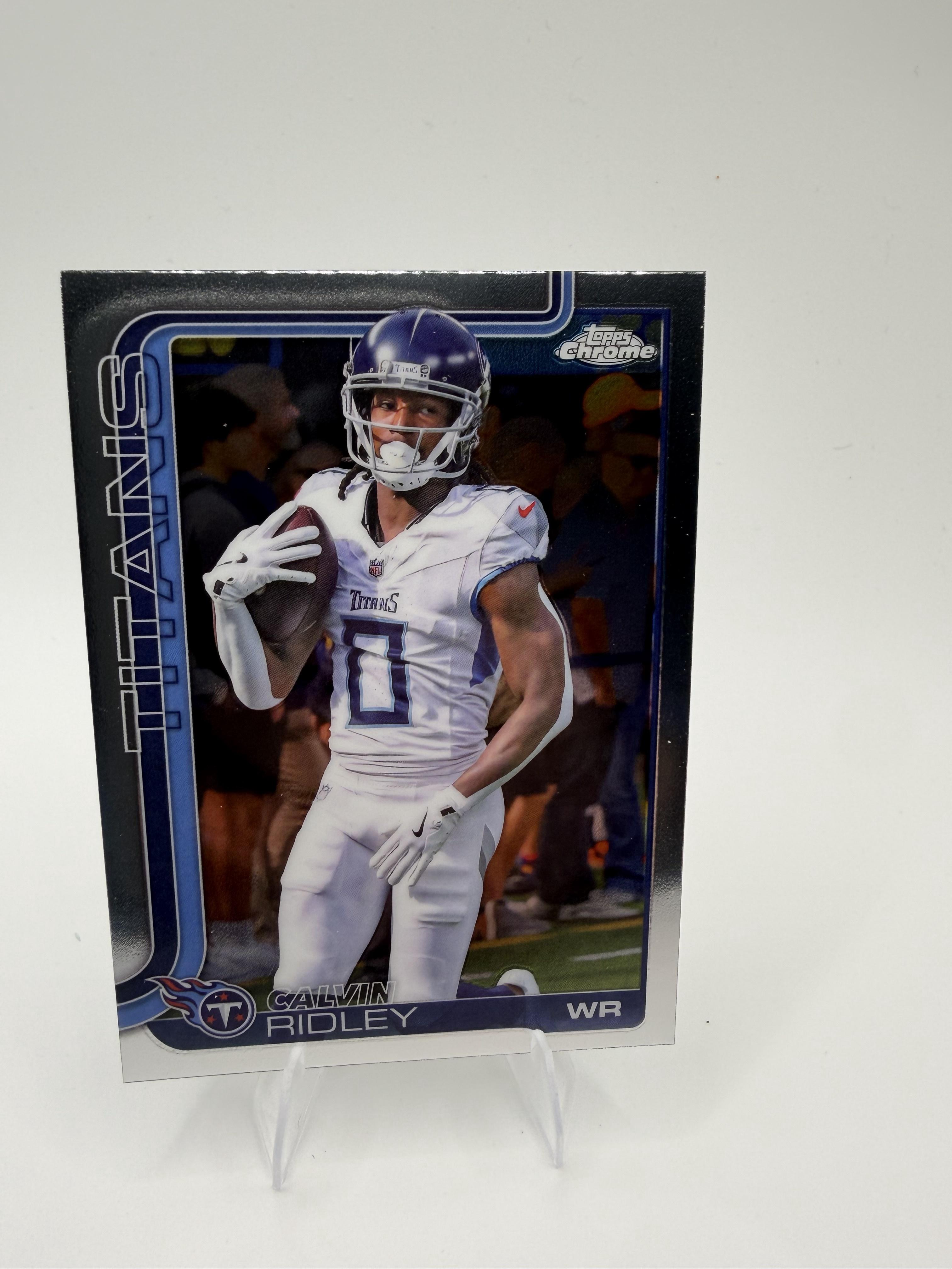 2025 Topps Chrome Calvin Ridley #241 Tennessee Titans WR