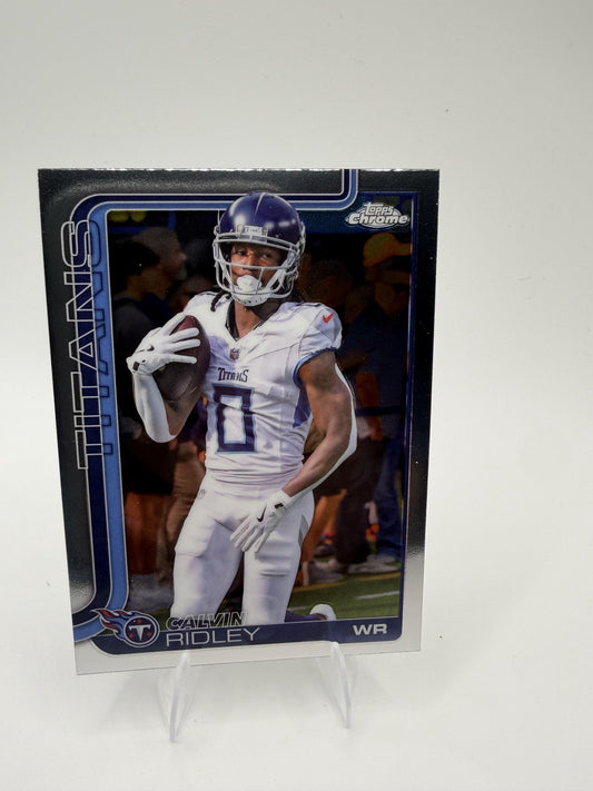 2025 Topps Chrome Calvin Ridley #241 Tennessee Titans WR