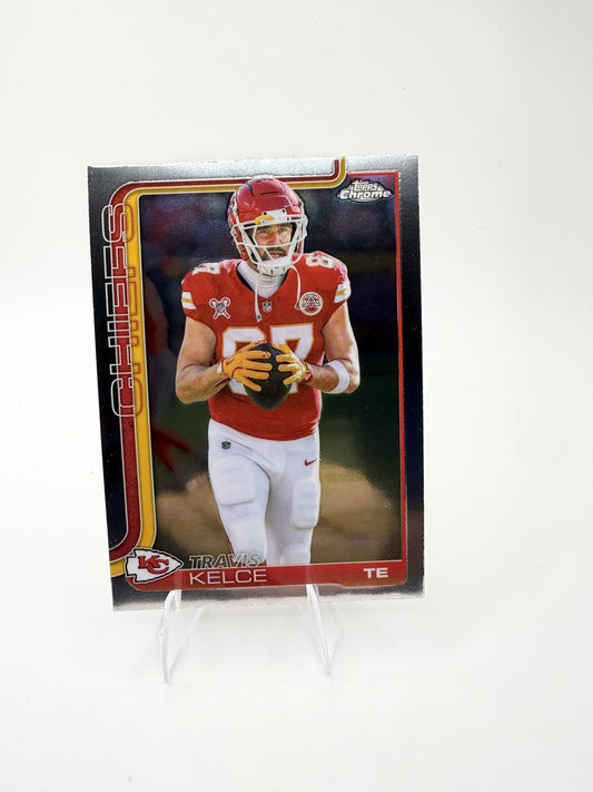2025 Topps Chrome Travis Kelce #150 Chiefs TE Base Card