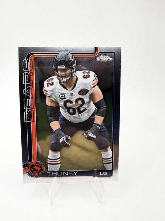 2025 Topps Chrome Joe Thuney #50 Bears LG Base Card