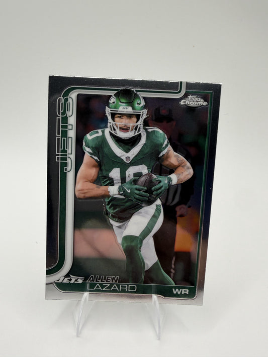 2025 Topps Chrome Allen Lazard #236 Jets WR Base Card