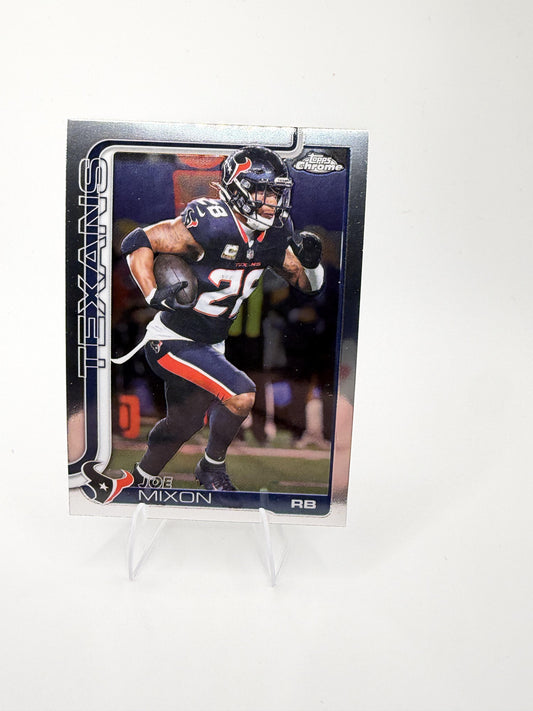 2025 Topps Chrome Joe Mixon #120 Texans RB Base Card
