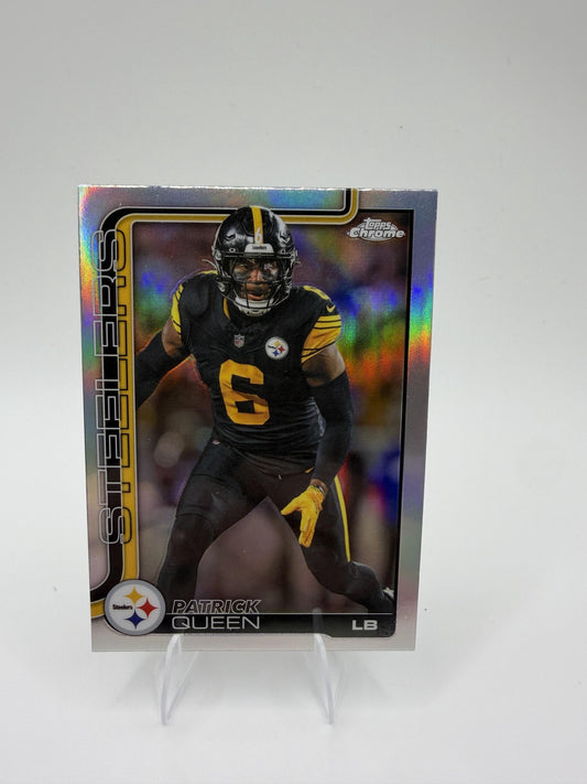 2025 Topps Chrome Patrick Queen #260 Steelers LB REFRACTOR