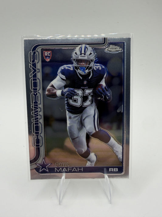 2025 Topps Chrome Phil Mafah RC #310 Dallas Cowboys Rookie RB
