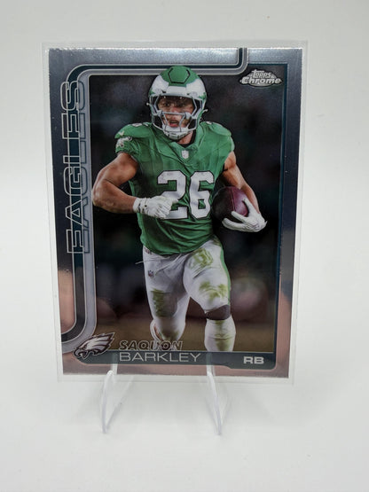 2025 Topps Chrome Saquon Barkley #248 Philadelphia Eagles Star RB