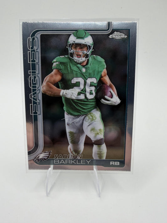 2025 Topps Chrome Saquon Barkley #248 Philadelphia Eagles Star RB