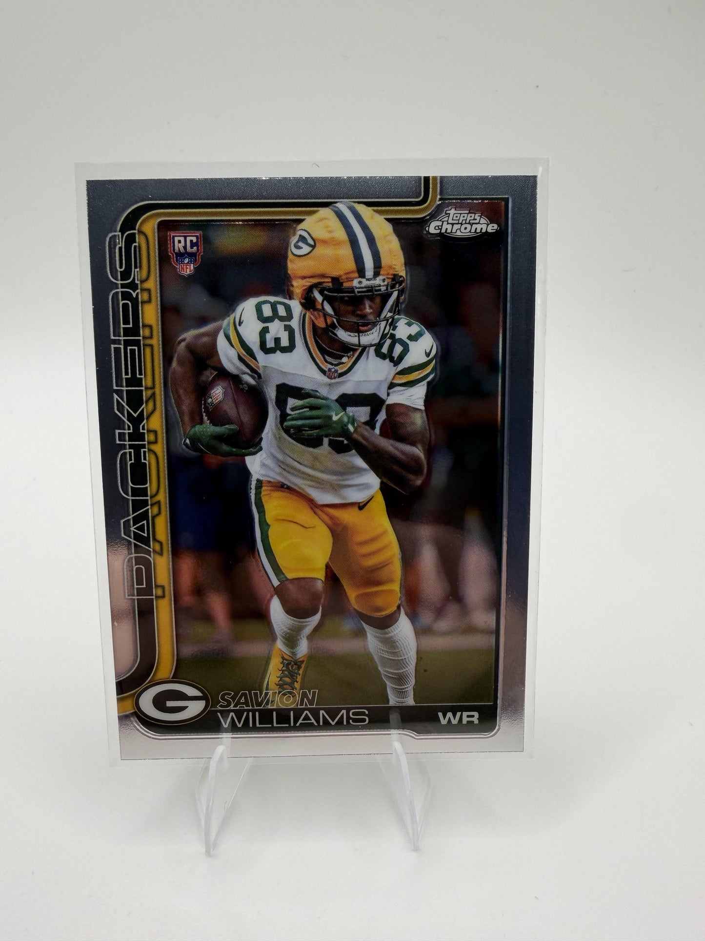 2025 Topps Chrome Savion Williams RC #340 Green Bay Packers Rookie WR