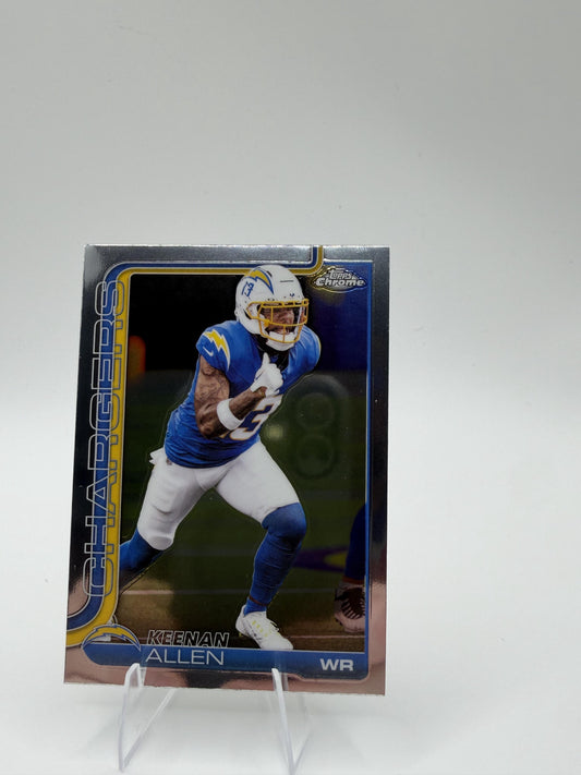 2025 Topps Chrome Keenan Allen #155 Los Angeles Chargers Star WR