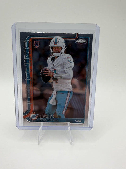 2025 Topps Chrome Quinn Ewers RC #316 Miami Dolphins Rookie QB
