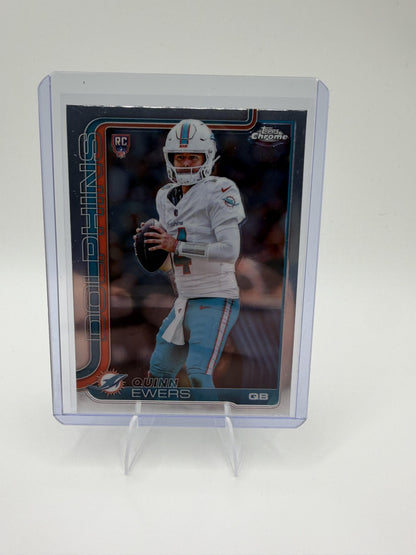 2025 Topps Chrome Quinn Ewers RC #316 Miami Dolphins Rookie QB