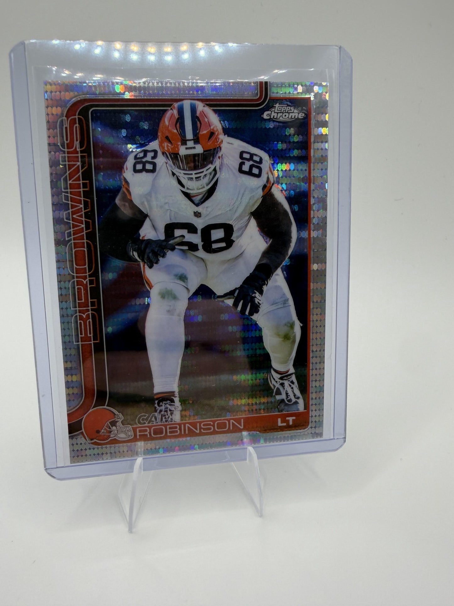 2025 Topps Chrome Cam Robinson Pulsar Refractor #124 Cleveland Browns