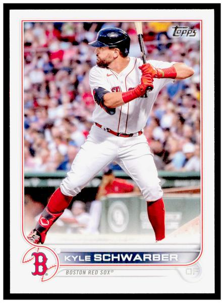2022 Topps Kyle Schwarber Card Boston Red Sox #216