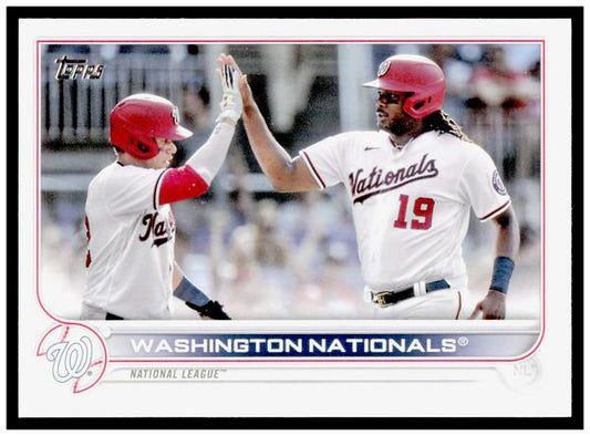 2022 Topps Series 1 Washington Nationals Team Card #218 Juan Soto Josh Bell