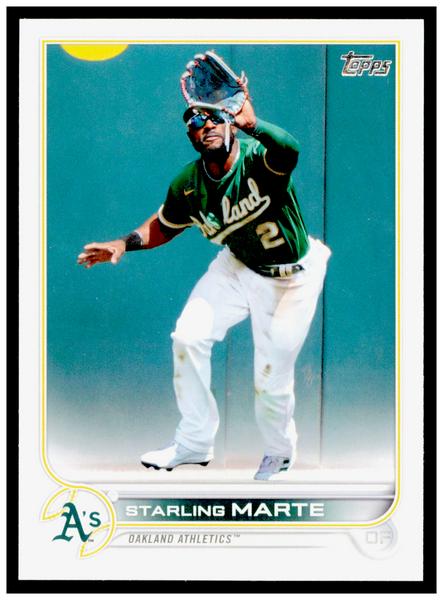 2022 Topps Starling Marte Card Oakland Athletics #305