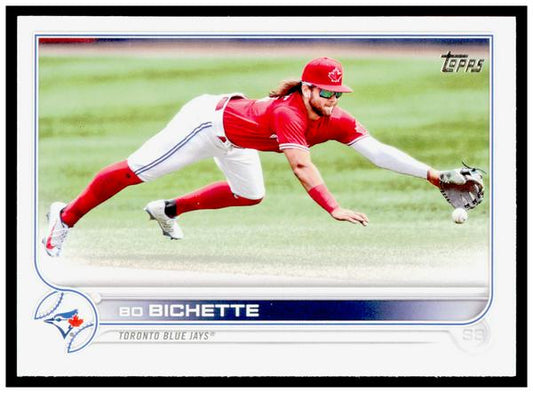 2022 Topps Bo Bichette Card Toronto Blue Jays #126