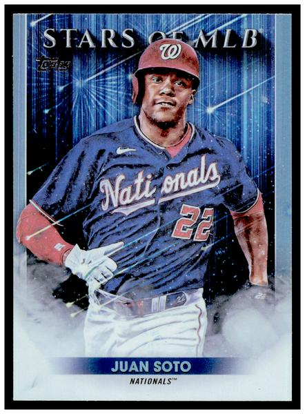 2022 Topps Juan Soto Card Stars of MLB Washington Nationals #SMLB-23