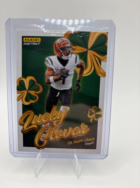 2025 Panini Instant Lucky Clover Ja'Marr Chase Card Cincinnati Bengals #8