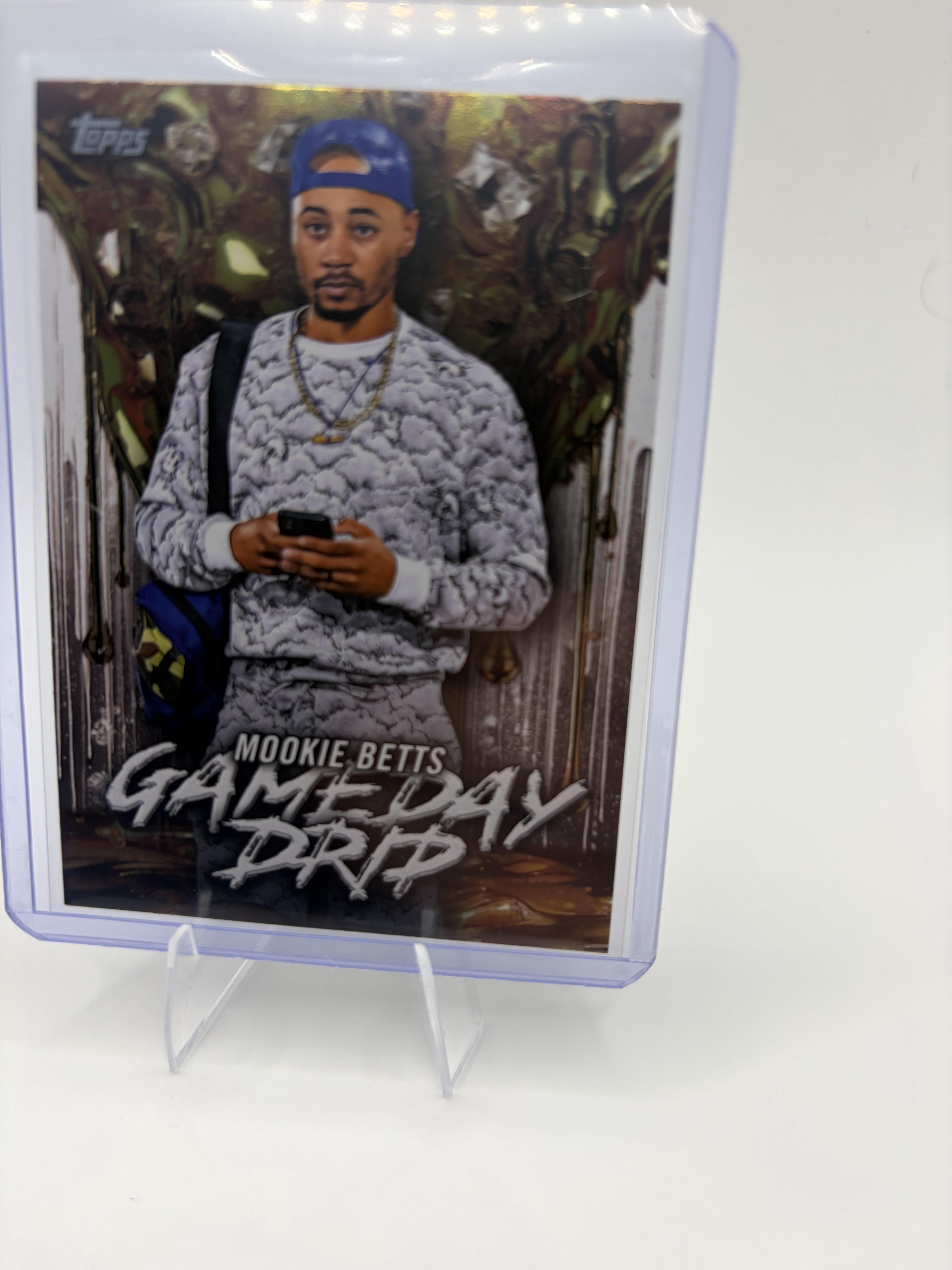 2026 Topps Mookie Betts Card Gameday Drip Los Angeles Dodgers #GD-16