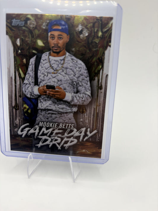 2026 Topps Mookie Betts Card Gameday Drip Los Angeles Dodgers #GD-16