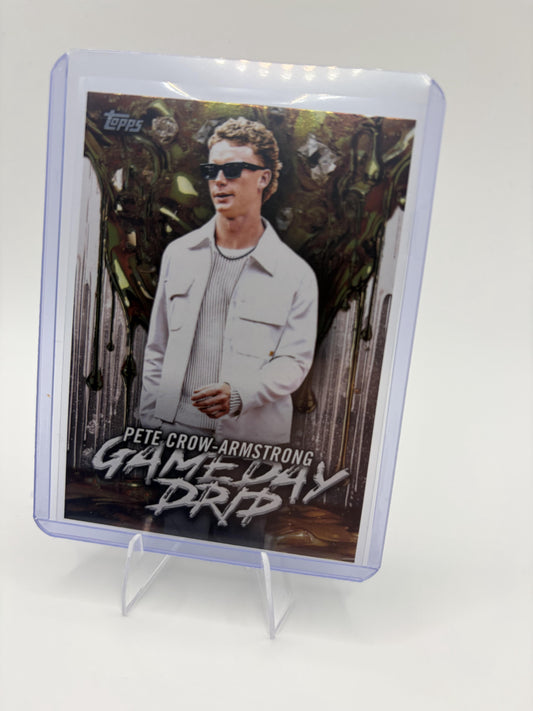 2026 Topps Pete Crow-Armstrong Card Gameday Drip Chicago Cubs #GD-4