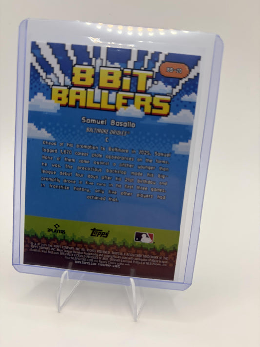 2026 Topps Samuel Basallo Card 8 Bit Ballers Baltimore Orioles #8B-20