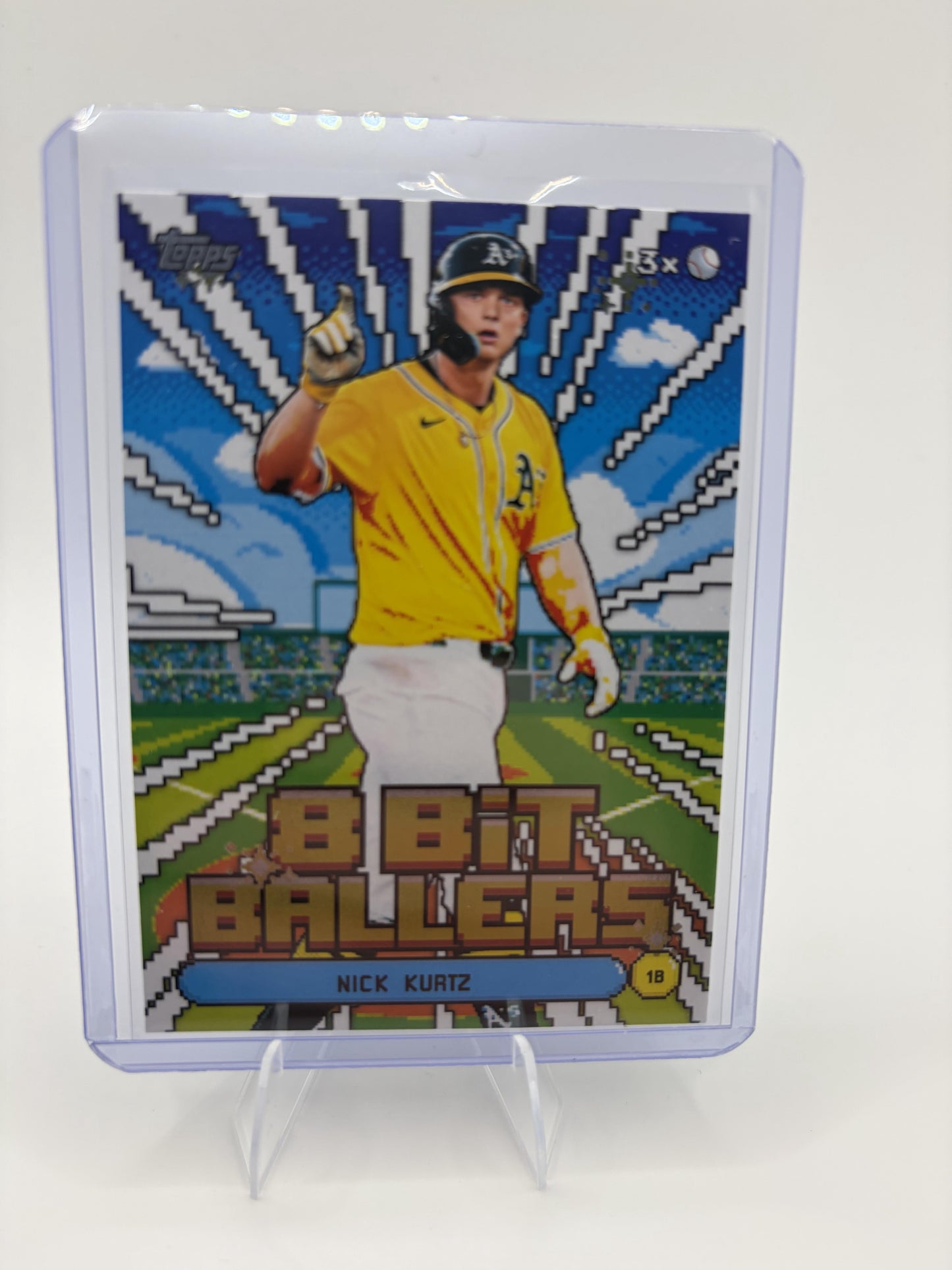 2026 Topps Nick Kurtz Card 8 Bit Ballers Athletics #8B-6
