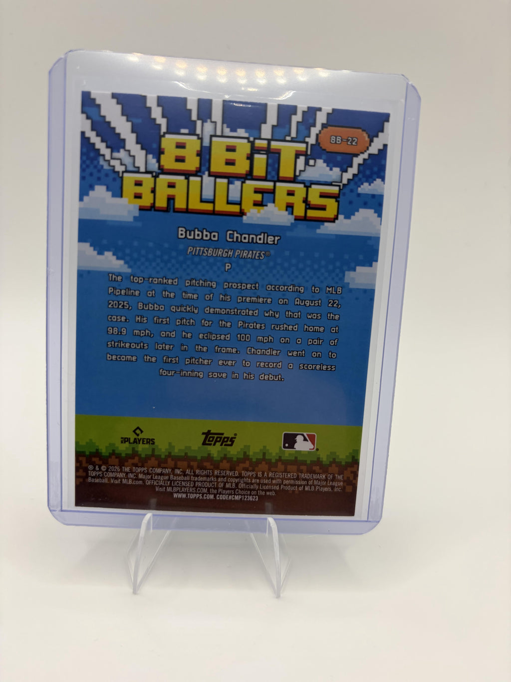 2026 Topps Bubba Chandler Card 8 Bit Ballers Pittsburgh Pirates #8B-22