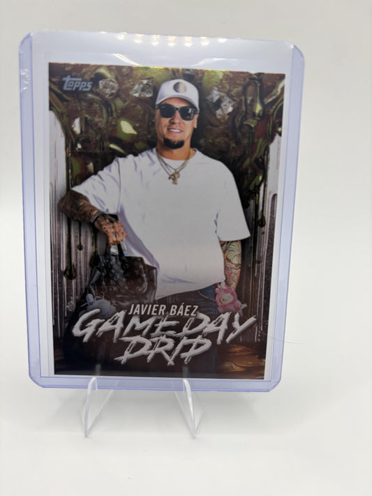 2026 Topps Javier Baez Card Gameday Drip Detroit Tigers #GD-3